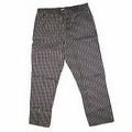 C17 Yarn Dyed Black/White Chalk Stripe Designer Chef Pants (Large)